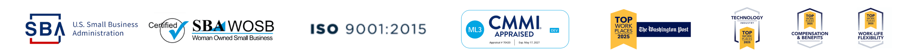 Company Certifications and Awards